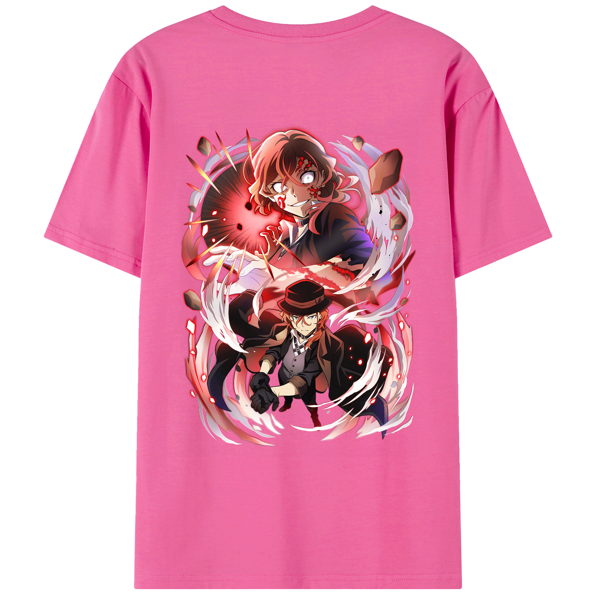 （画像用） 文豪ストレイドッグス Bungo Stray Dogs レディース半袖Tシャツ(バックプリント)